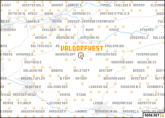 map of Valdorf-West