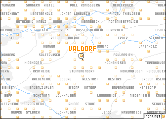 map of Valdorf