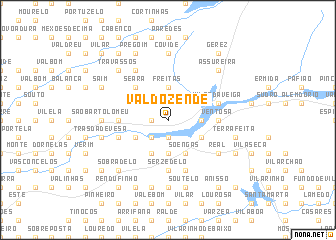 map of Valdozende