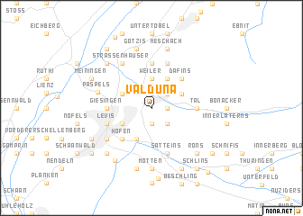 map of Valduna