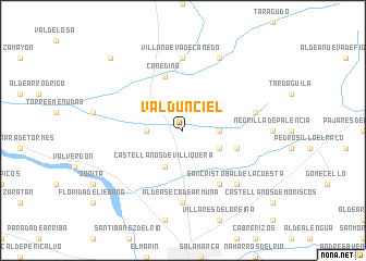 map of Valdunciel