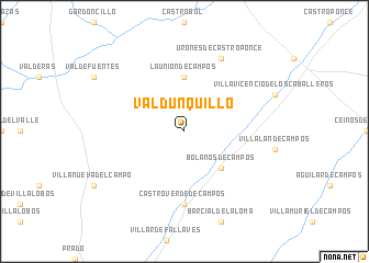 map of Valdunquillo