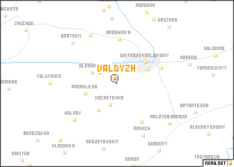 map of Valdyzh