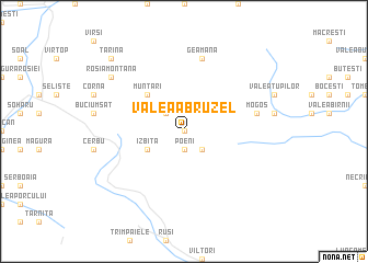 map of Valea Abruzel