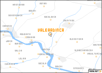 map of Valea Adîncă