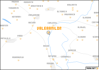 map of Valea Anilor