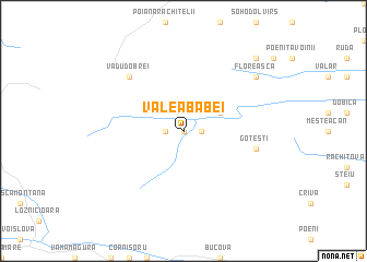 map of Valea Babei