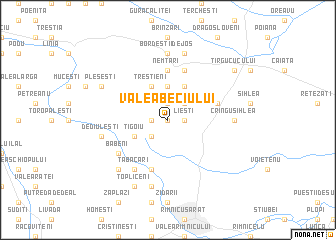 map of Valea Beciului