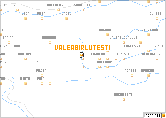 map of Valea Bîrluţeşti