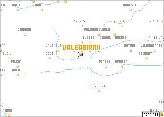 map of Valea Bîrnii