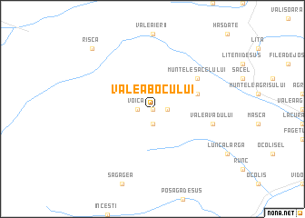 map of Valea Bocului