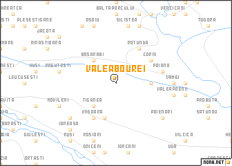 map of Valea Bourei
