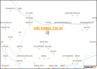 map of Valea Bulzului