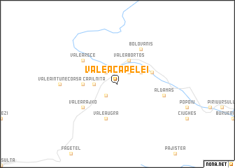 map of Valea Capelei