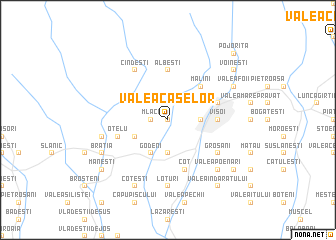 map of Valea Caselor