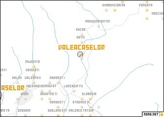 map of Valea Caselor