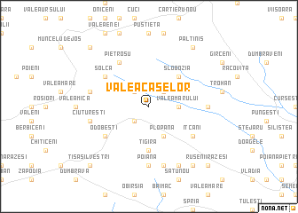 map of Valea Caselor