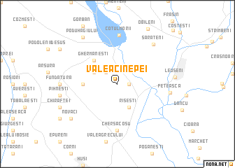 map of Valea Cînepei