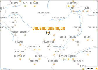 map of Valea Ciurenilor