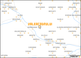 map of Valea Codrului