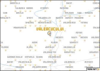 map of Valea Cucului