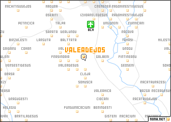 map of Valea de Jos