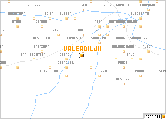 map of Valea Dîljii