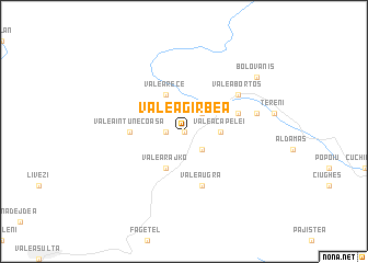 map of Valea Gîrbea