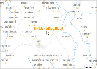 map of Valea Grecului