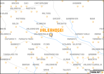 map of Valea Hogei