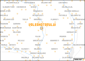 map of Valea Hotarului