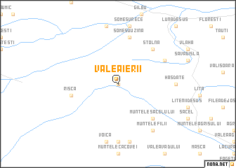 map of Valea Ierii