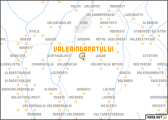 map of Valea Îndărătului