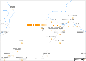 map of Valea Întunecoasă