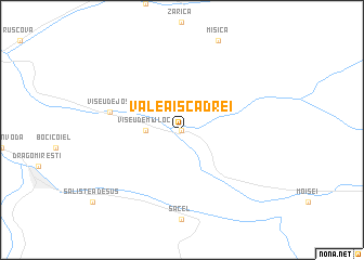 map of Valea Iscadrei