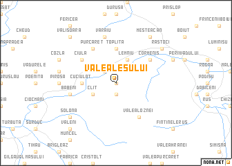 map of Valea Leşului