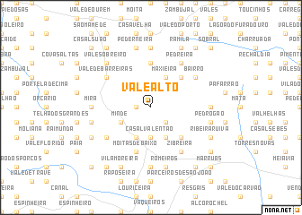 map of Vale Alto