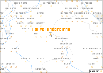 map of Valea Lungă-Cricov