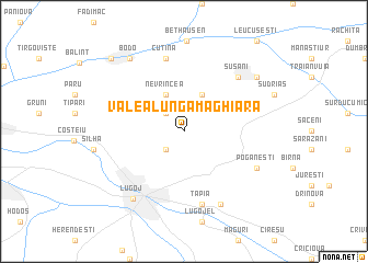 map of Valea Lungă Maghiară