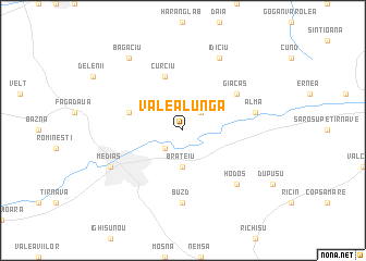 map of Valea Lungă