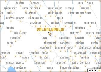 map of Valea Lupului