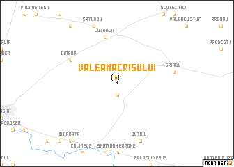 map of Valea Măcrişului