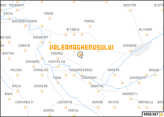 map of Valea Măgheruşului