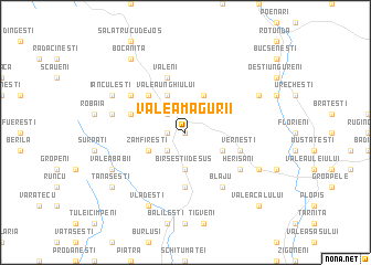 map of Valea Măgurii