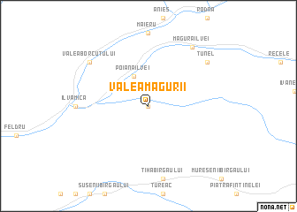 map of Valea Măgurii