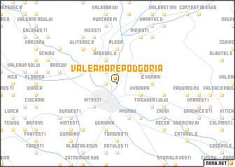 map of Valea Mare-Podgoria