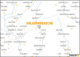map of Valea Mare Veche