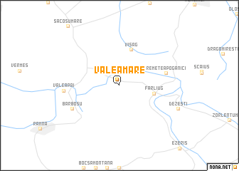 map of Valea Mare