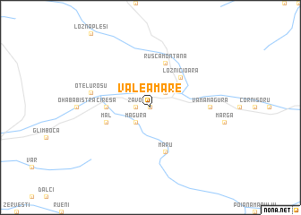 map of Valea Mare