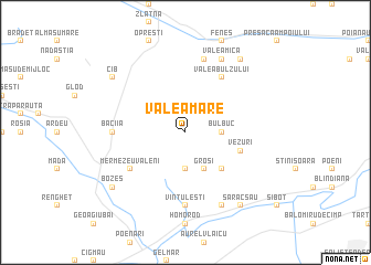 map of Valea Mare